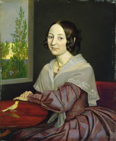 Caroline Luise Mathilde Wasmann, 1843 door Rudolph Friedrich Wasmann